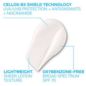 ANTHELIOS UV CORRECT FACE SUNSCREEN SPF 70 WITH NIACINAMIDE